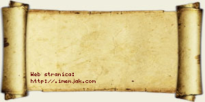 Gala Božić vizit kartica